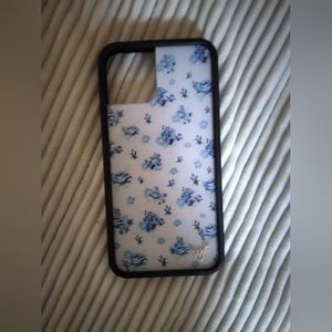 Wildflower iphone 12/ 12 pro phone case forget me not floral
